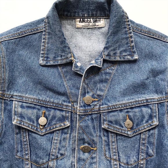 Vintage Angel Bait Mickey Mouse denim jacket 14Y - Picture 3 of 7